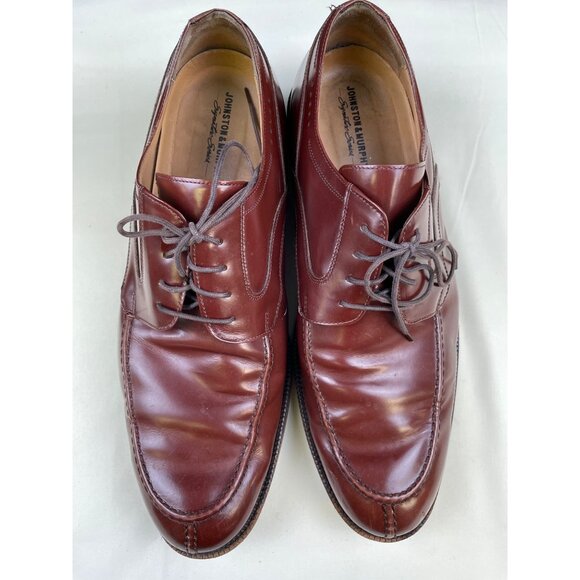 Johnston & Murphy Men\'s Brown Leather Shoes/ Oxford Lace up Size 10.5 SKU 4784 main image 10